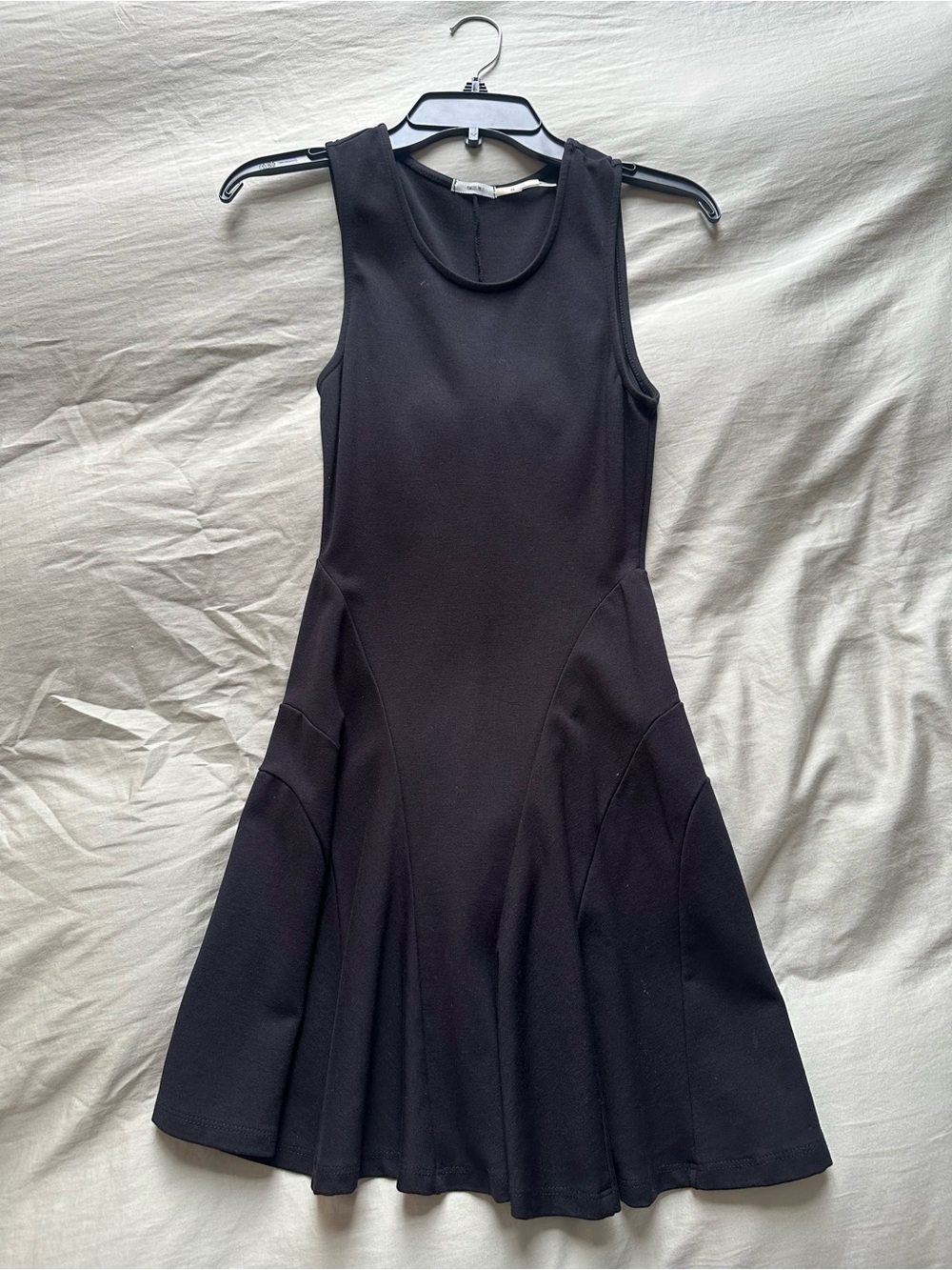 Kimchi Blue Black Sleeveless Flared Mini Dress